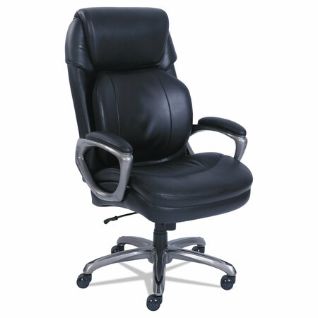 SERTAPEDIC Big and Tall Chair, Black 48964